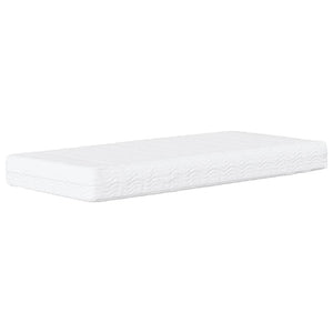 vidaXL Bed with Mattress "Dover" Black 80x200 cm Faux Leather