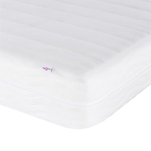 vidaXL Bed with Mattress "Dover" Dark Grey 90x190 cm Fabric
