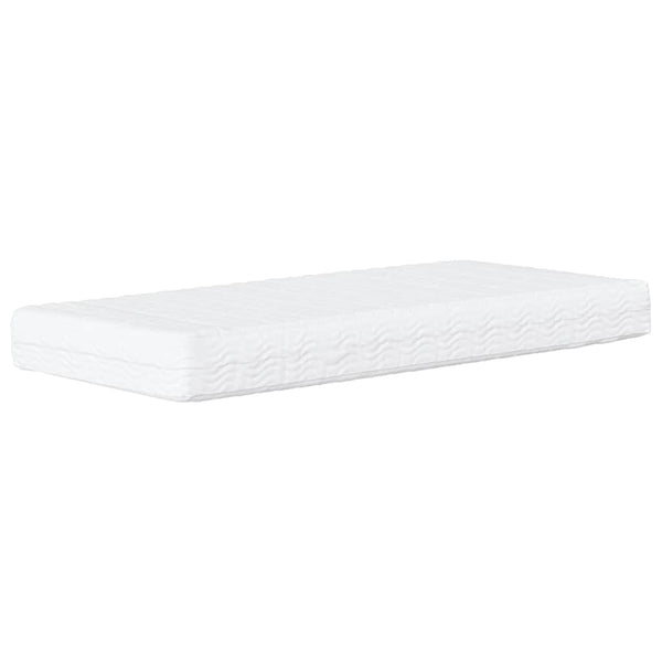 vidaXL Bed with Mattress "Dover" Blue 90x200 cm Velvet