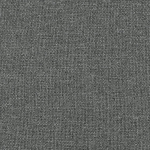vidaXL Bed with Mattress "Dover" Dark Grey 100x200 cm Fabric