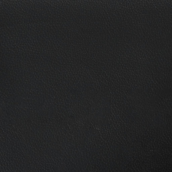vidaXL Bed with Mattress "Dover" Black and White 100x200 cm Faux Leather