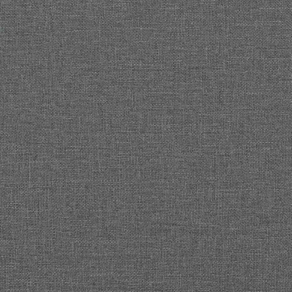 vidaXL Bed with Mattress "Dover" Dark Grey 120x200 cm Fabric