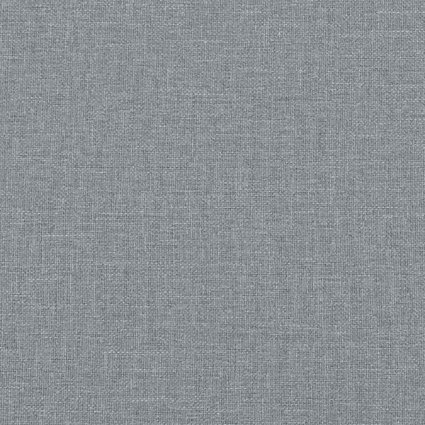 vidaXL Bed with Mattress "Dover" Light Grey 140x200 cm Fabric