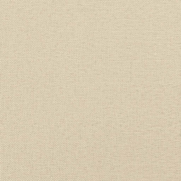 vidaXL Bed with Mattress "Dover" Cream 140x200 cm Fabric