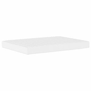 vidaXL Bed with Mattress "Dover" Grey 140x200 cm Faux Leather