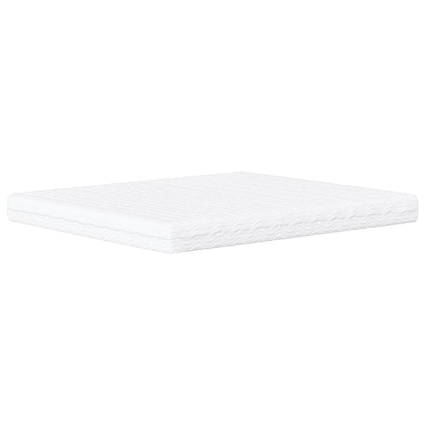 vidaXL Bed with Mattress "Dover" Black 160x200 cm Fabric