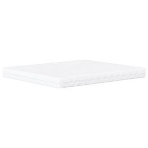 vidaXL "Dover" Bed with Mattress Cappuccino Brown 160x200 cm Faux Leather