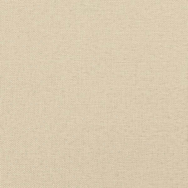 vidaXL Bed with Mattress "Dover" Cream 180x200 cm Fabric