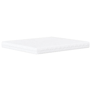 vidaXL Bed with Mattress "Dover" Black 180x200 cm Faux Leather