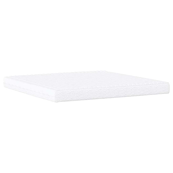 vidaXL Bed with Mattress "Dover" Blue 200x200 cm Velvet