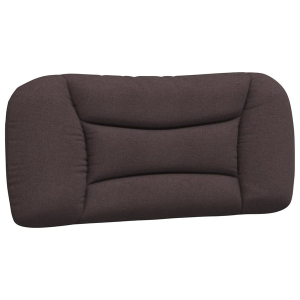 vidaXL Bed with Mattress "Hvar" Dark Brown 80x200 cm Fabric