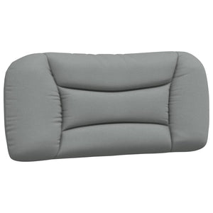 vidaXL Bed with Mattress "Hvar" Light Gray 90x190 cm Fabric