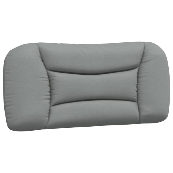 vidaXL Bed with Mattress "Hvar" Light Gray 90x190 cm Fabric