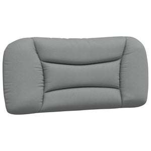 vidaXL Bed with Mattress "Hvar" Light Gray 90x200 cm Fabric