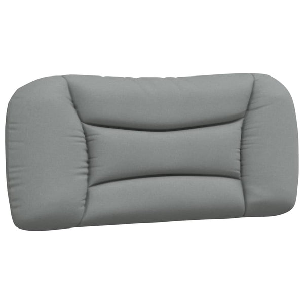vidaXL Bed with Mattress "Hvar" Light Gray 90x200 cm Fabric