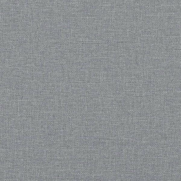 vidaXL Bed with Mattress "Hvar" Light Gray 90x200 cm Fabric