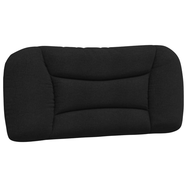 vidaXL Bed with Mattress "Hvar" Black 90x200 cm Fabric