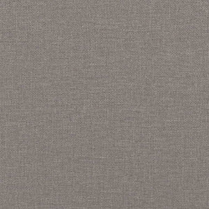 vidaXL Bed with Mattress "Hvar" Taupe 90x200 cm Fabric