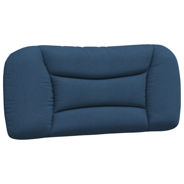 vidaXL Bed with Mattress "Hvar" Blue 90x200 cm Fabric