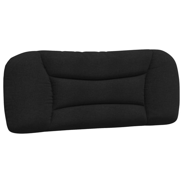 vidaXL Bed with Mattress "Hvar" Black 100x200 cm Fabric