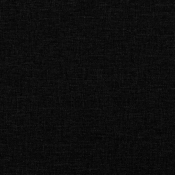 vidaXL Bed with Mattress "Hvar" Black 100x200 cm Fabric