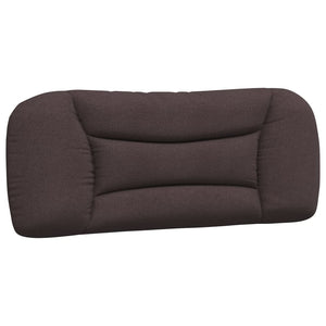 vidaXL Bed with Mattress "Hvar" Dark Brown 100x200 cm Fabric