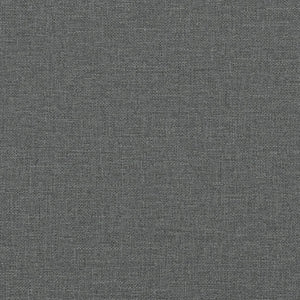 vidaXL Bed with mattress "Hvar" Dark grey 120x200 cm Fabric