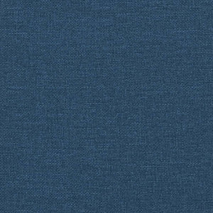 vidaXL Bed with Mattress "Hvar" Blue 140x190 cm Fabric