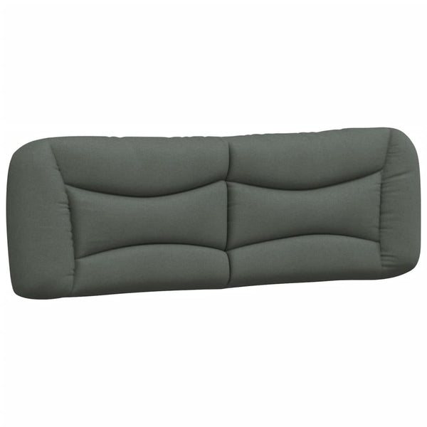 vidaXL Bed with mattress "Hvar" Dark Grey 160x200 cm Fabric
