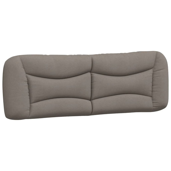 vidaXL Bed with Mattress "Hvar" Taupe 160x200 cm Fabric