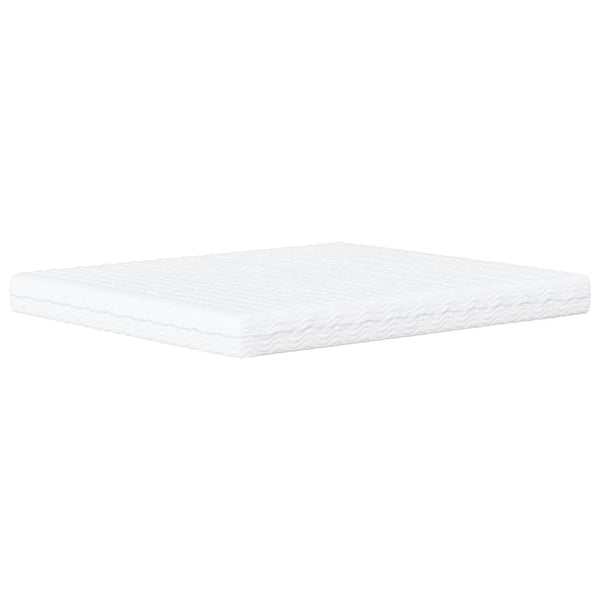 vidaXL Bed with Mattress "Hvar" Black 180x200 cm Fabric