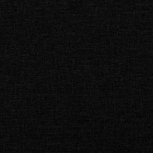 vidaXL Bed with Mattress "Hvar" Black 180x200 cm Fabric