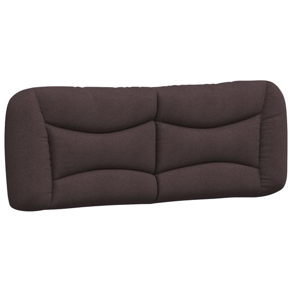 vidaXL Bed with Mattress "Hvar" Dark Brown 180x200 cm Fabric