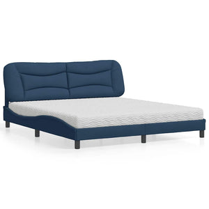 Bett mit Matratze Hvar Blau 180x200 cm