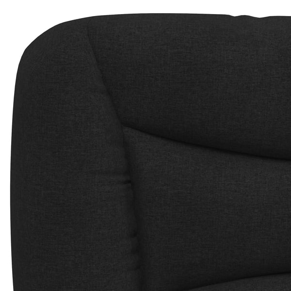 Bett mit Matratze Hvar Schwarz 200x200 cm