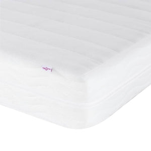 Bett mit Matratze Hanko Blau 90x200 cm Samt