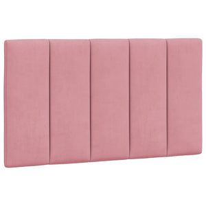 Bett mit Matratze Hanko Rosa 90x200 cm Samt