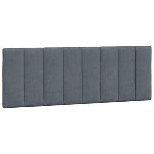 Bett mit Matratze Hanko Dunkelgrau 140x190 cm