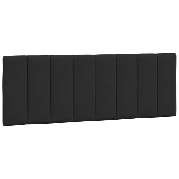 Bett mit Matratze Hanko Schwarz Samt 140x200 cm