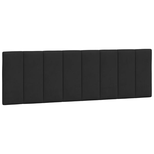 Bett mit Matratze Hanko Schwarz 160x200 cm Samt