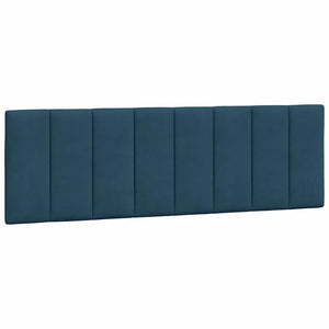 Bett mit Matratze Hanko Blau Samt 160x200