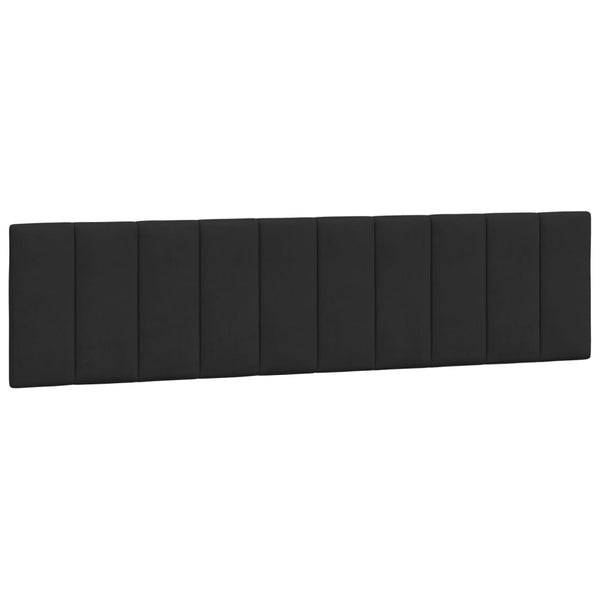 Schwarzes Samtbett mit Matratze 200x200 cm