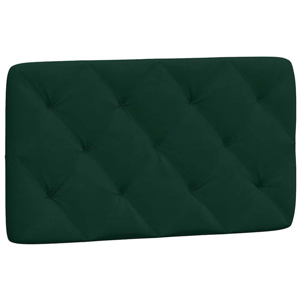 Bett mit Matratze Dunkelgrün 90x190 cm Samt