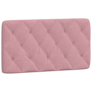 Bett mit Matratze Rosa Samt 100x200 cm
