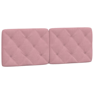 vidaXL Bed with Mattress Pink 140x200 cm Velvet