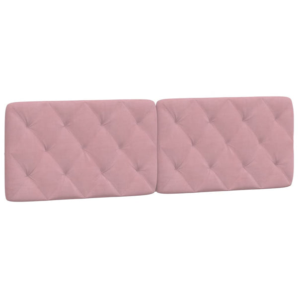 vidaXL Bed with Mattress Pink 160x200 cm Velvet