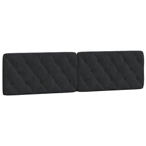 vidaXL Bed with Mattress Black 200x200 cm Velvet