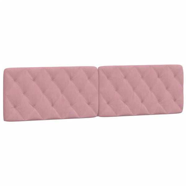 vidaXL Bed with Mattress Pink 200x200 cm Velvet