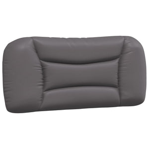 vidaXL Bed with mattress "Hvar" Grey 90x190 cm Faux leather