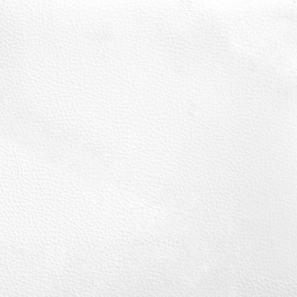vidaXL Bed with Mattress "Hvar" White 90x200 cm Faux Leather